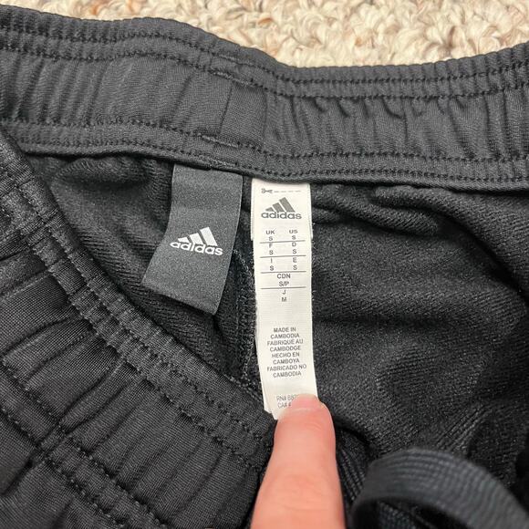 Adidas Men's Joggers Black Stripe Sz S Active Workout Track - Picture 6 of 6